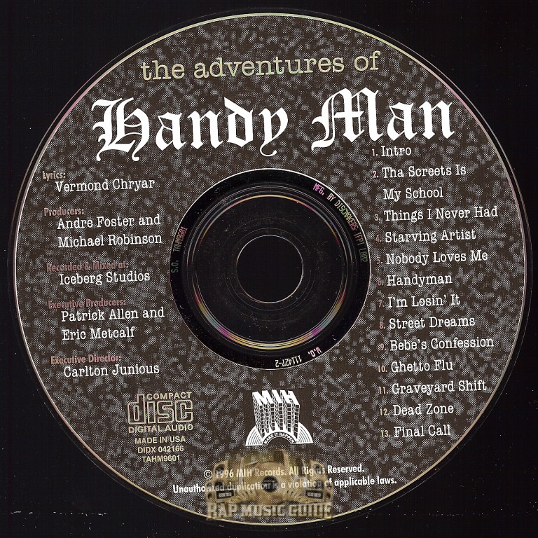 Handy Man - The Adventures Of Handy Man: CD | Rap Music Guide